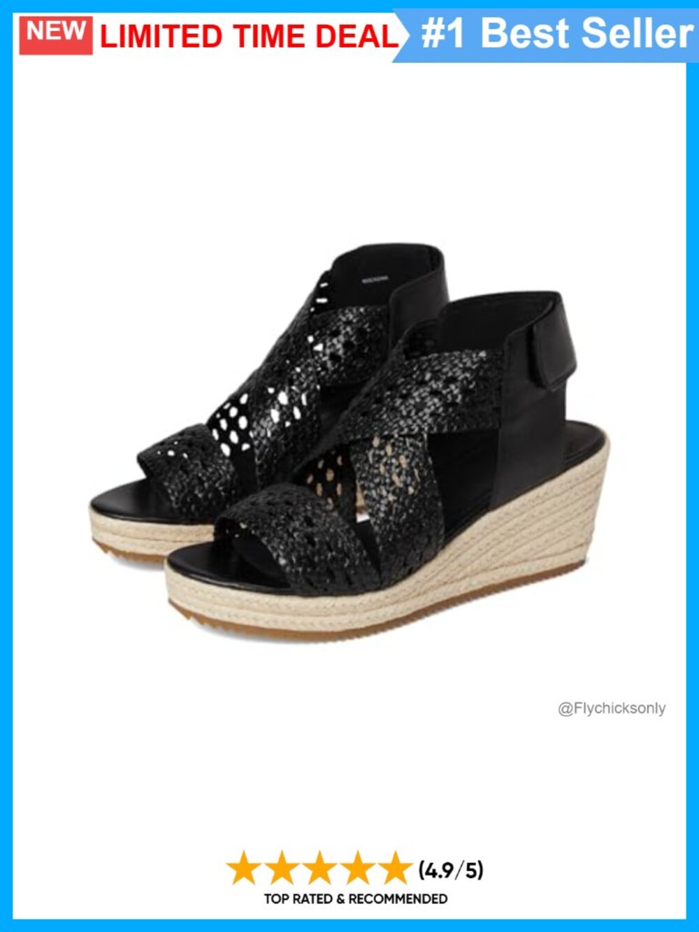 Espadrille Wedge Sandals Woven Leather Ankle Strap Open Toe
